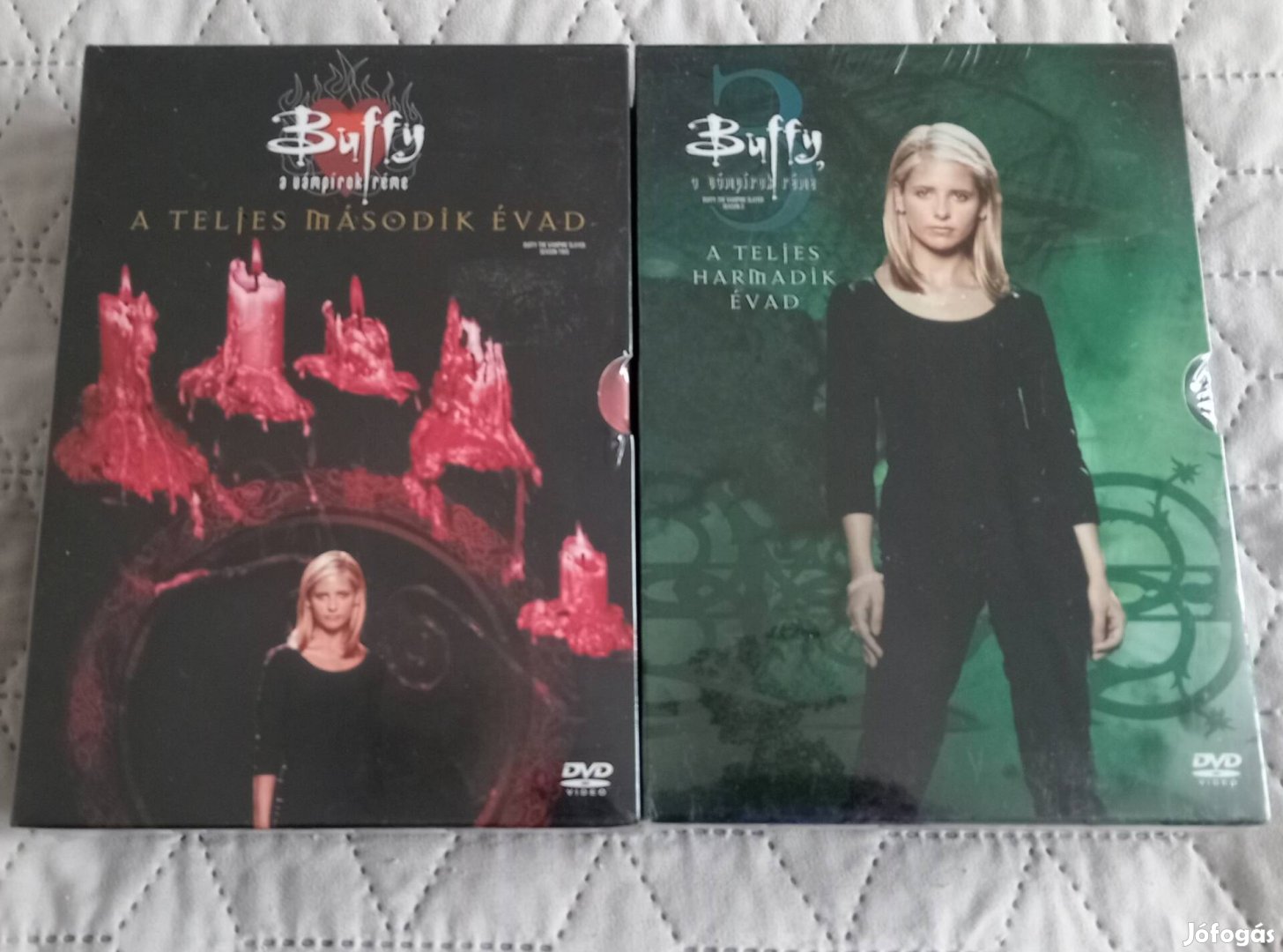 Buffy a vámpírok réme DVD 2. és 3. évad bontatlanul eladó. 