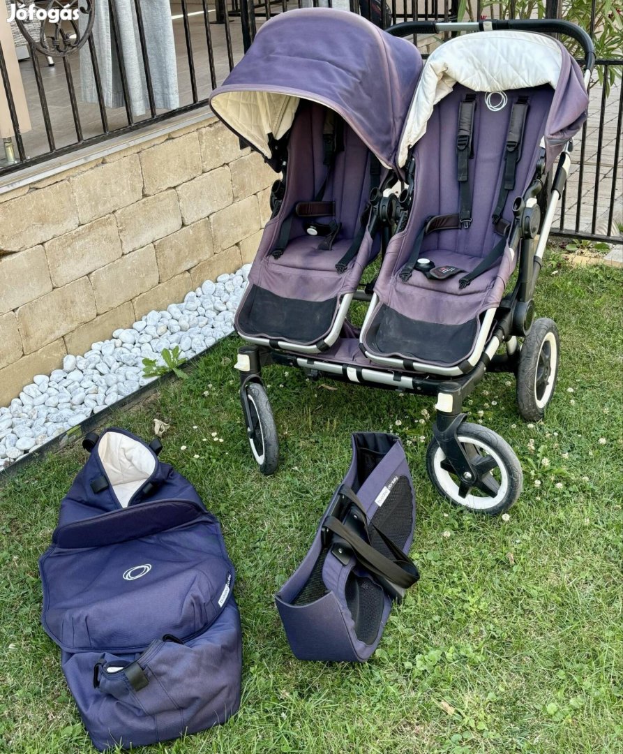 Bugaboo Donkey Twin iker és testvérbabakocsi