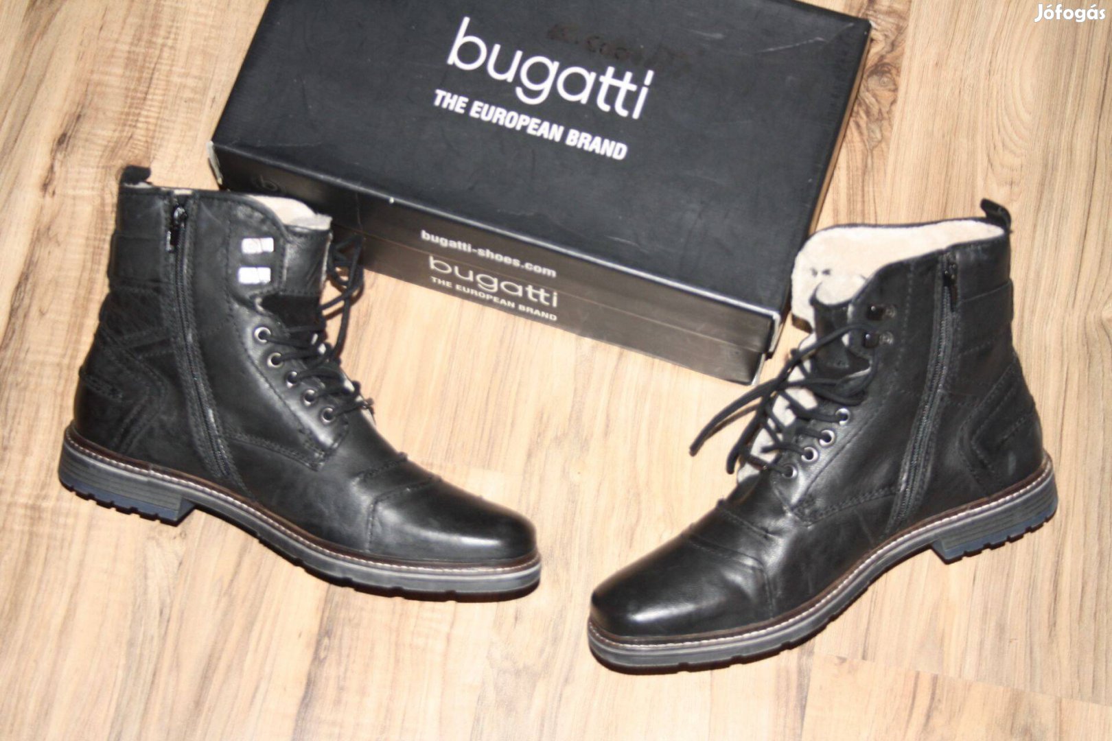 Bugatti férfi cipő eredeti ! 45s! új!!! bundás