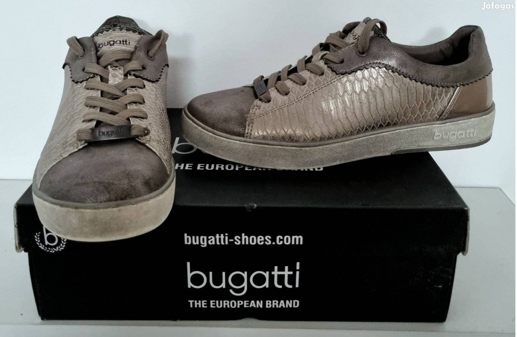 Bugatti női cipő, sneaker bőr 41