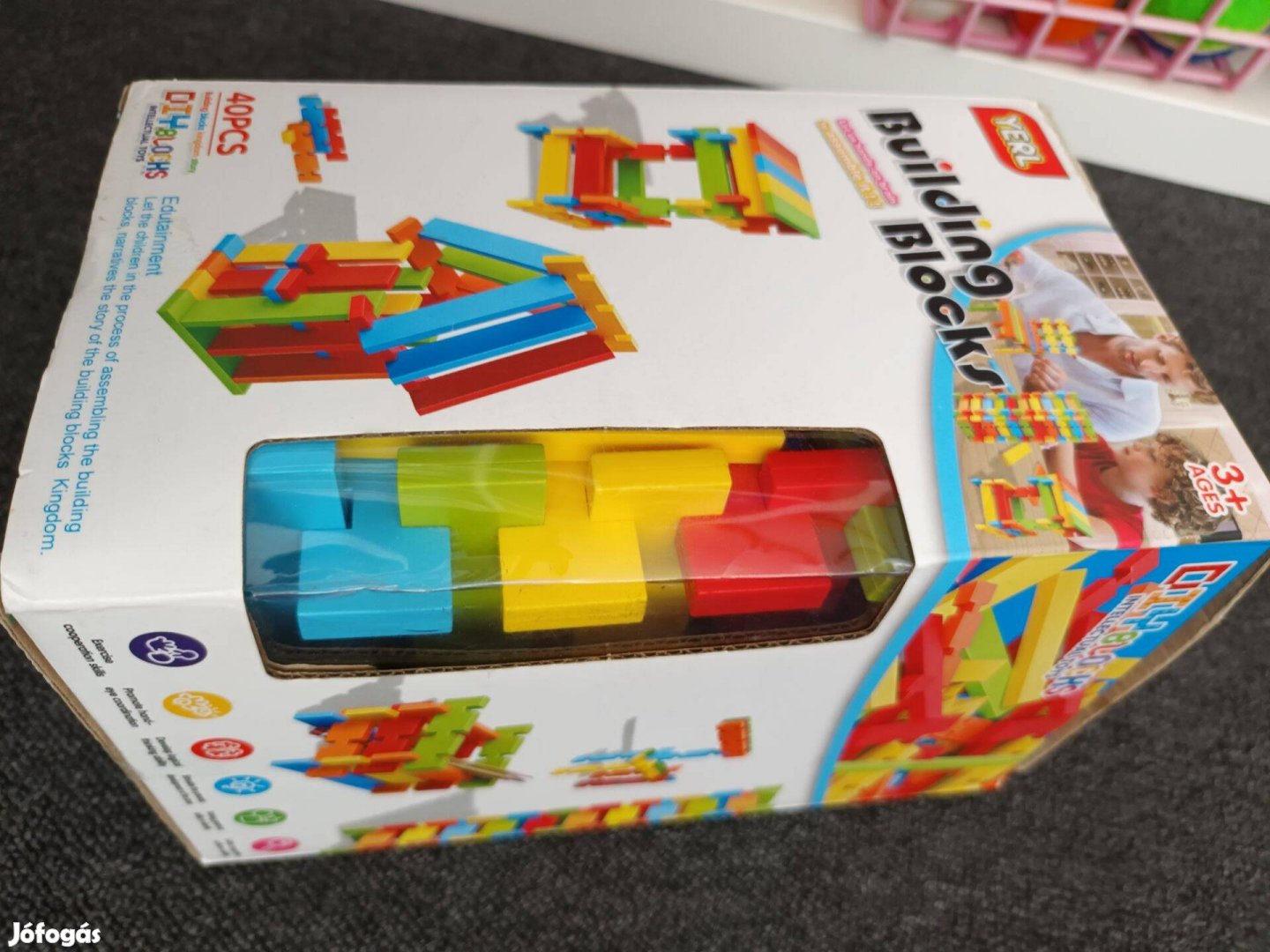 Building Blocks színes, újszerű állapotú építőjáték