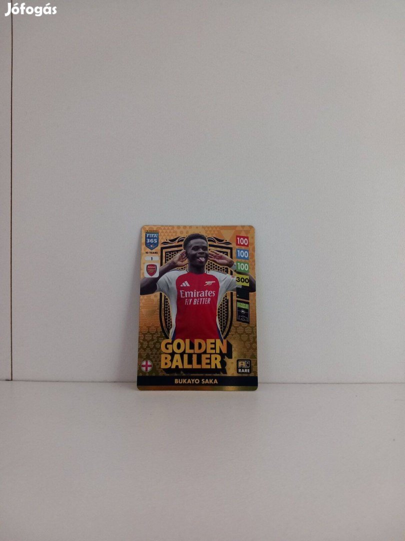 Bukayo Saka Golden Baller Fifa 365 2025 focis kártya