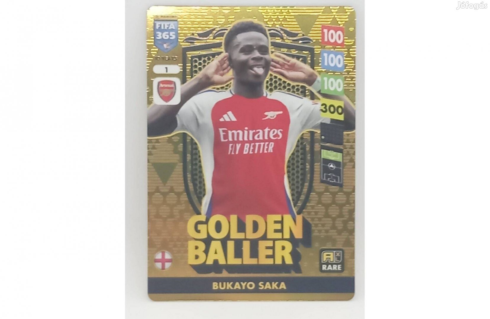 Bukayo Saka Golden Baller Fifa 365 2025 focis kártya