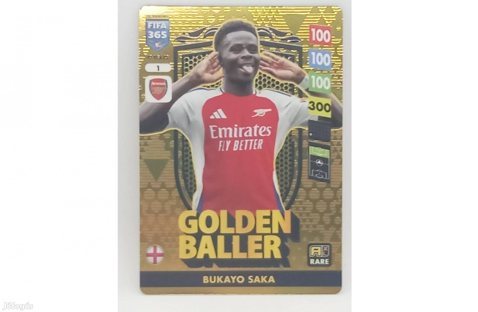 Bukayo Saka Golden Baller Fifa 365 2025 focis kártya