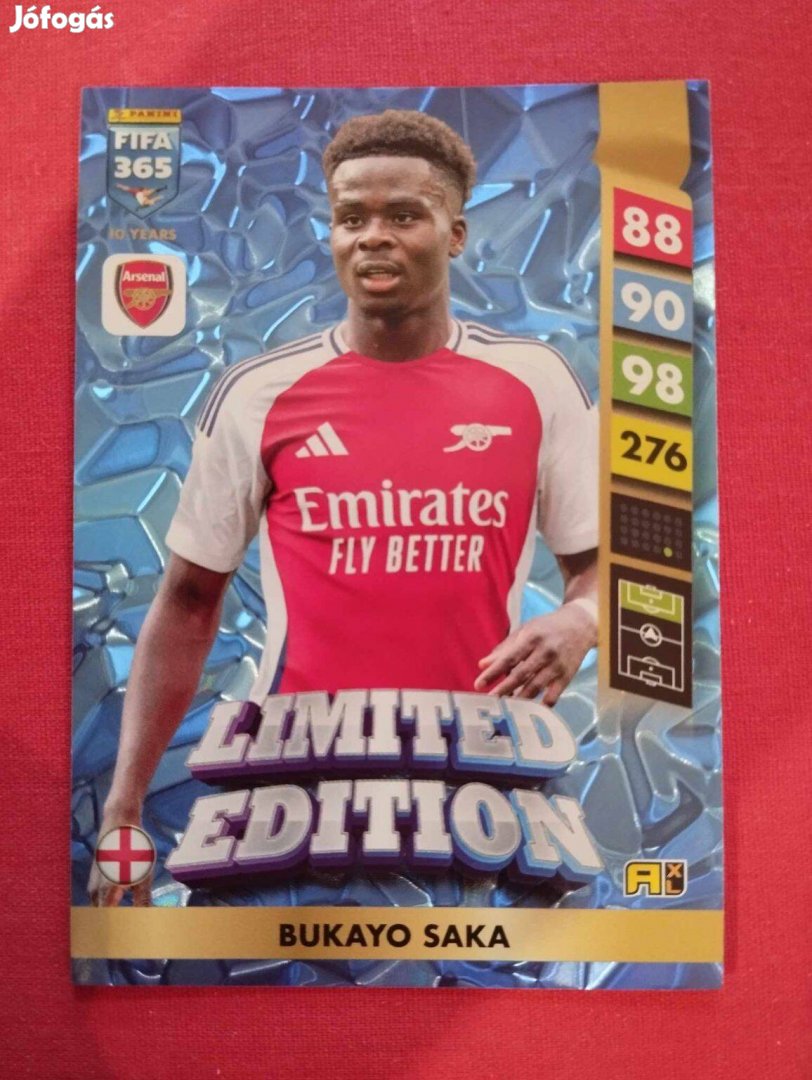 Bukayo Saka (Arsenal) FIFA 365 2025 Limited Edition focis kártya