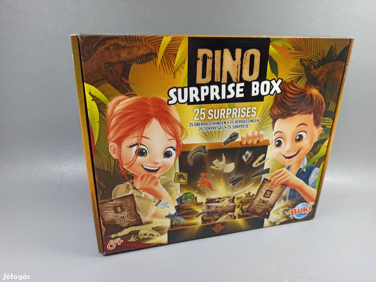 Buki Dinoszaurusz meglepetés doboz - 25 dinó meglepetés - Új