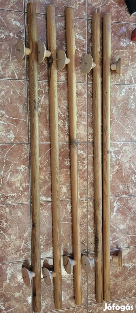 Bükk lépcső korlát 750 cm