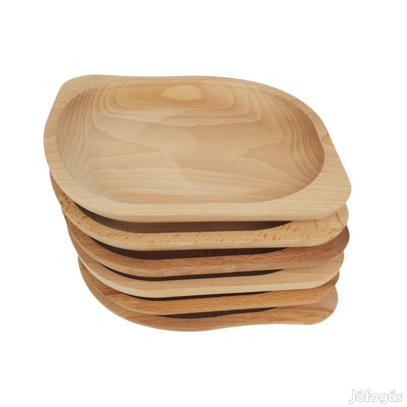 Bükkfa tányér garnitúra 23cm