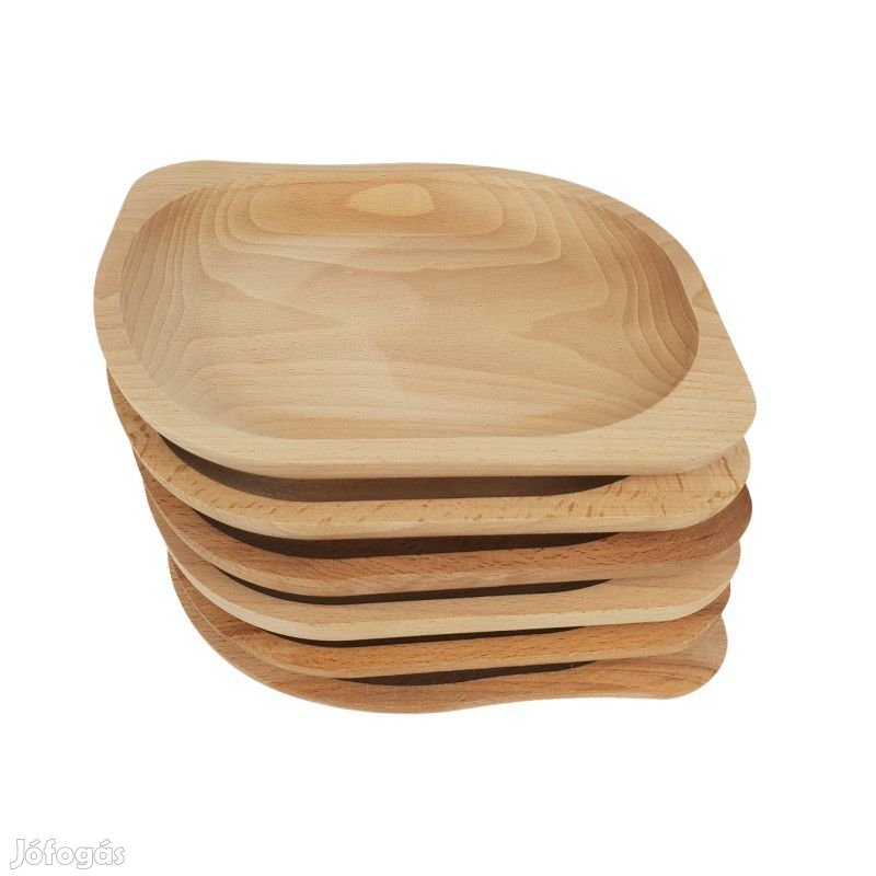 Bükkfa tányér garnitúra 23cm