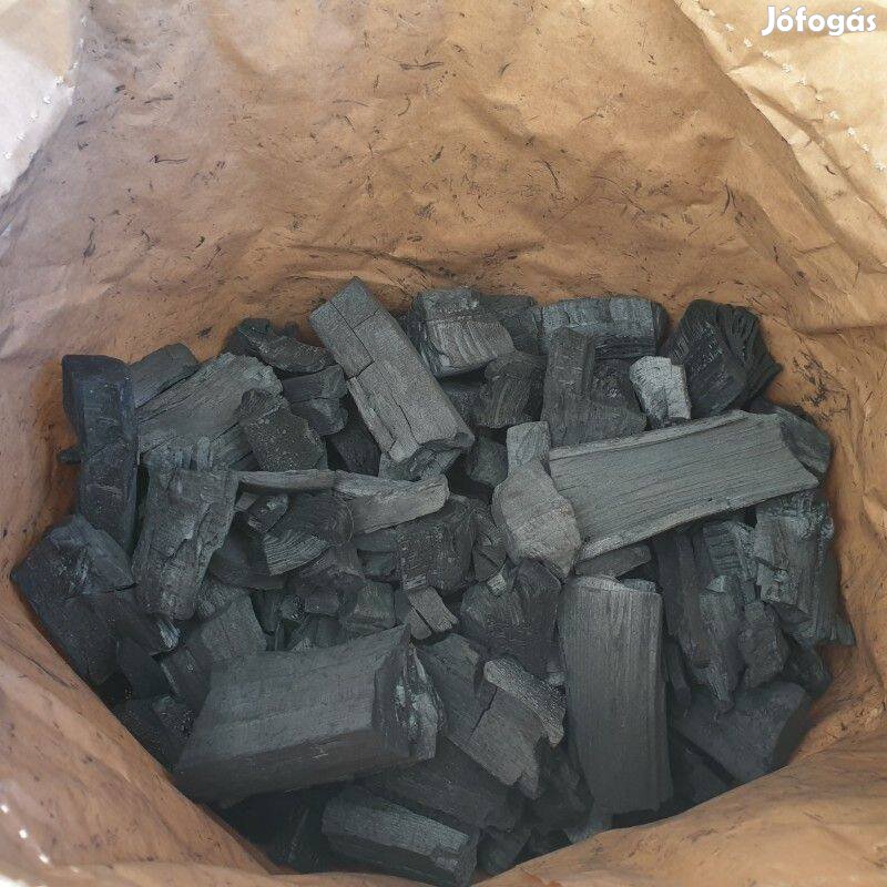 Bükkfaszén zs. 10 kilós kiszerelés pormentes szén,