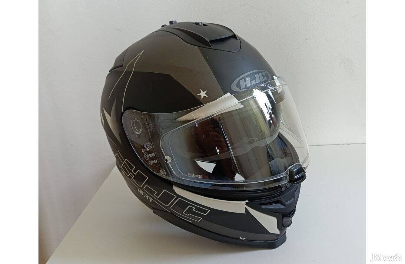 Bukósiak, M- 57-58 cm. HJC, Napszemüveg, Pinlock Betét