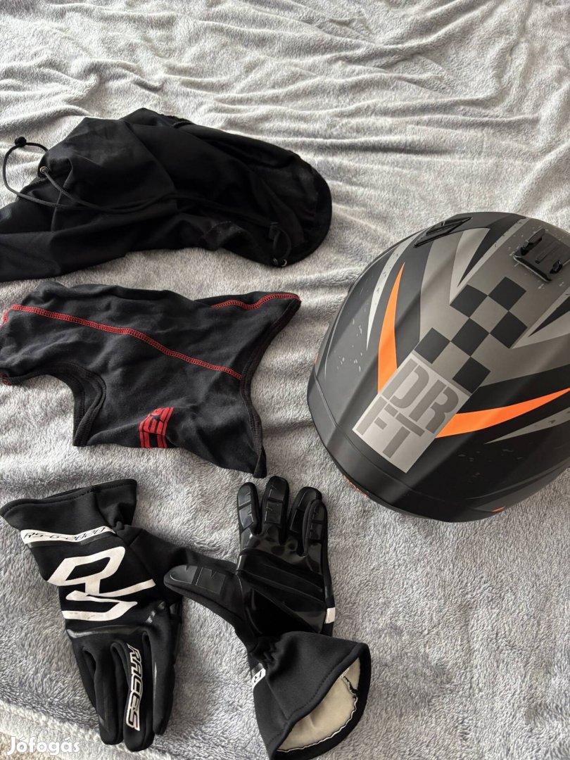 Bukósisak + gokart szett