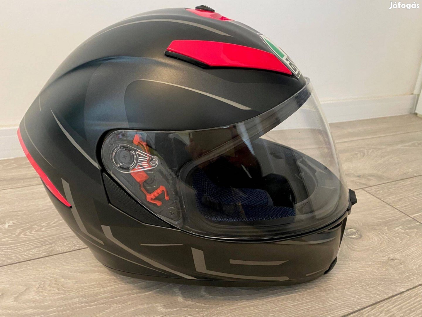 Bukósisak (zárt) AGV K-5 matt fekete/fuxia