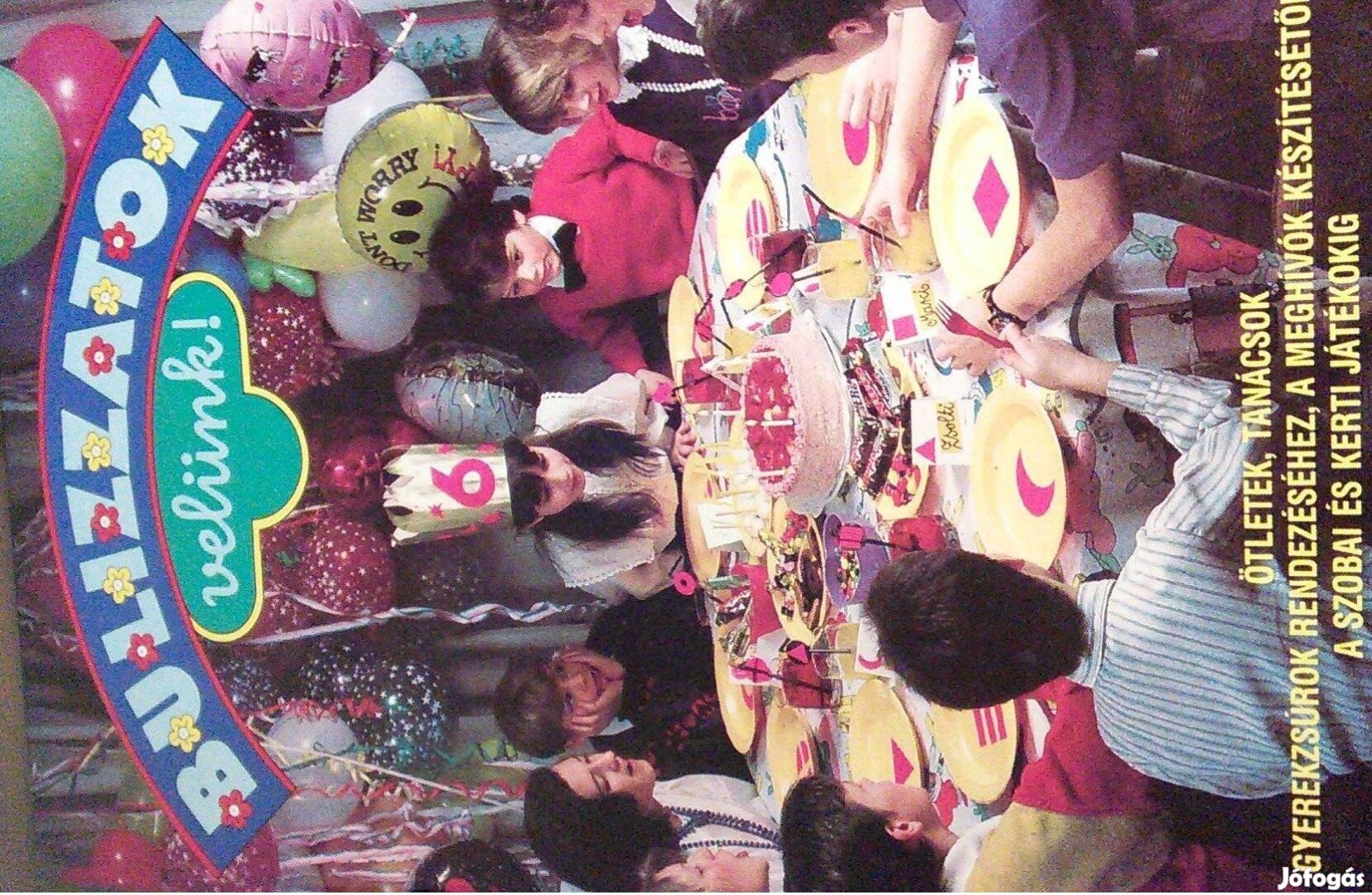 Bulizzatok velünk gyerekzsúr könyv gyermek buli játék