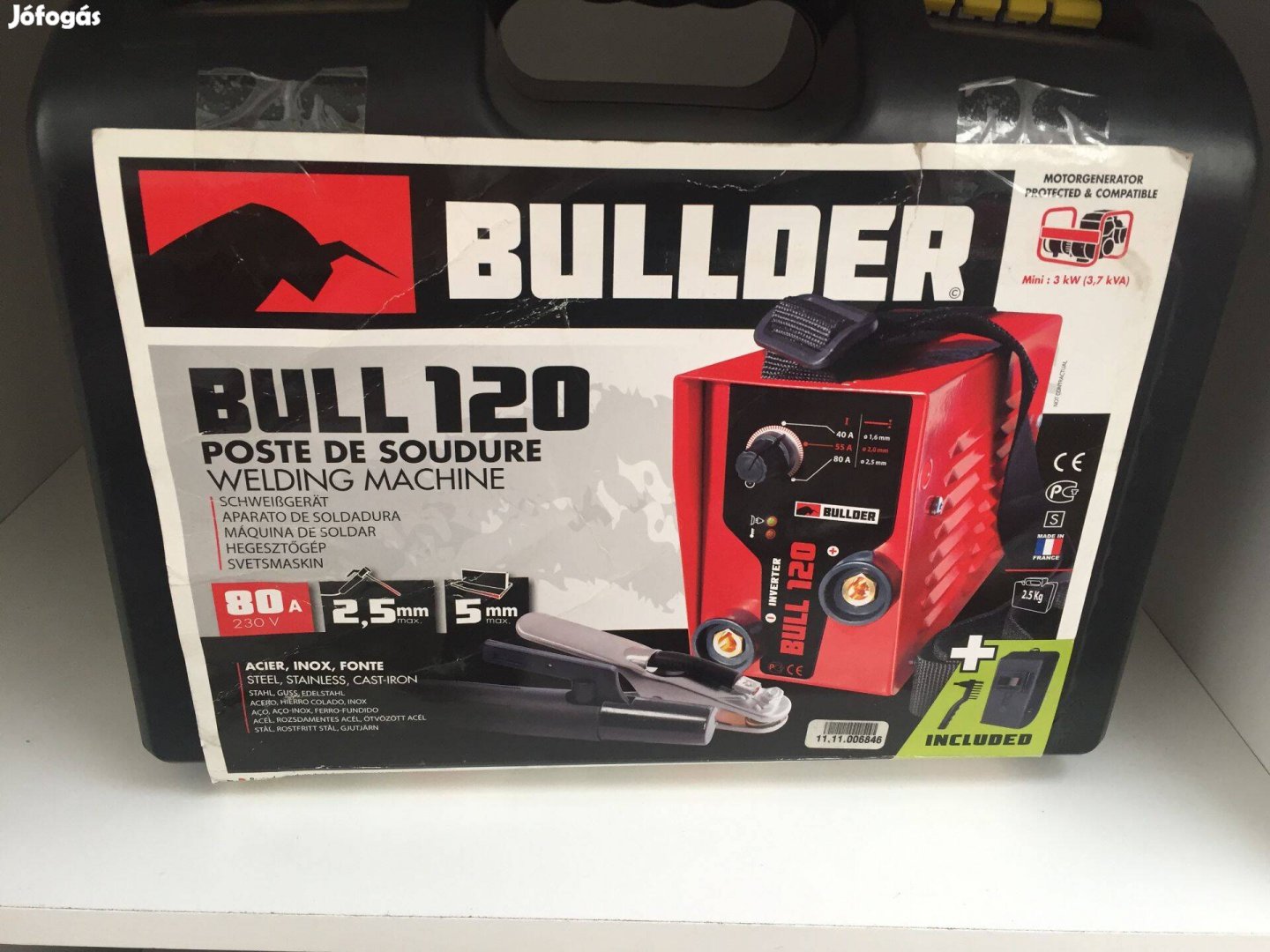 Bullder BULL 120 Inverter hegesztőgép 80A