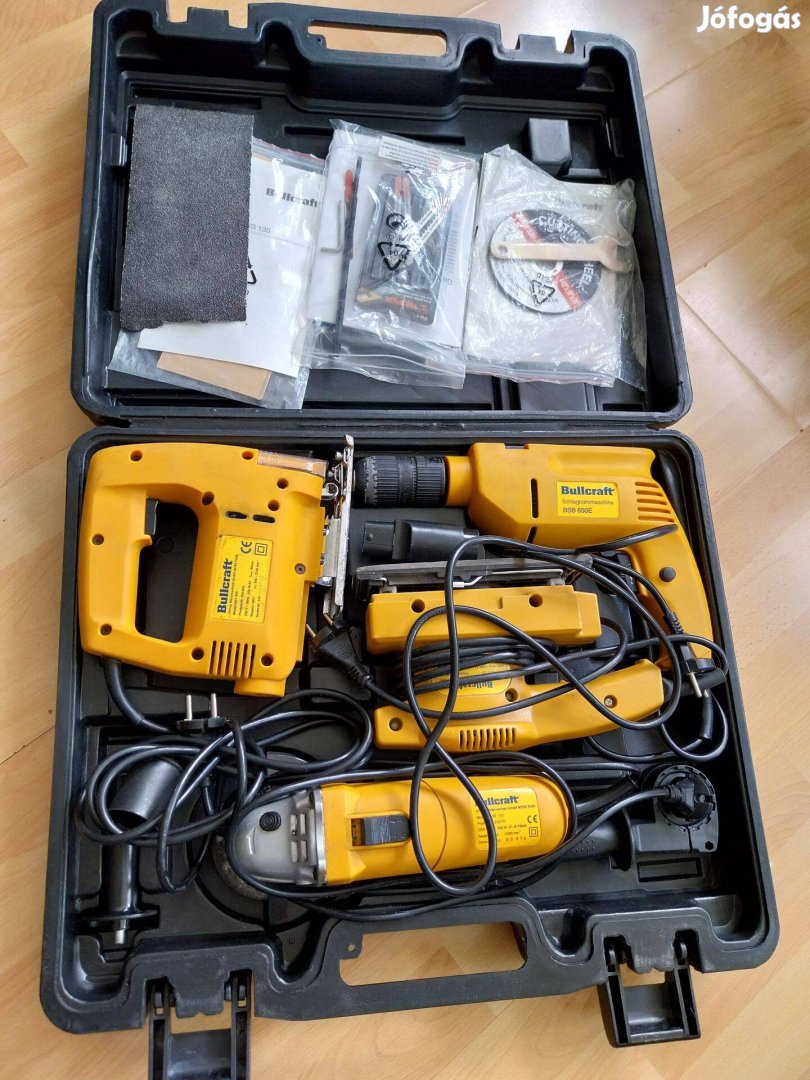 Bullkraft elektromos szerszám készlet kofferbe