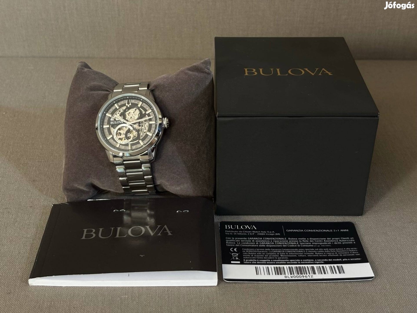 Bulova 96A208 óra Sutton Skeleton Bulova