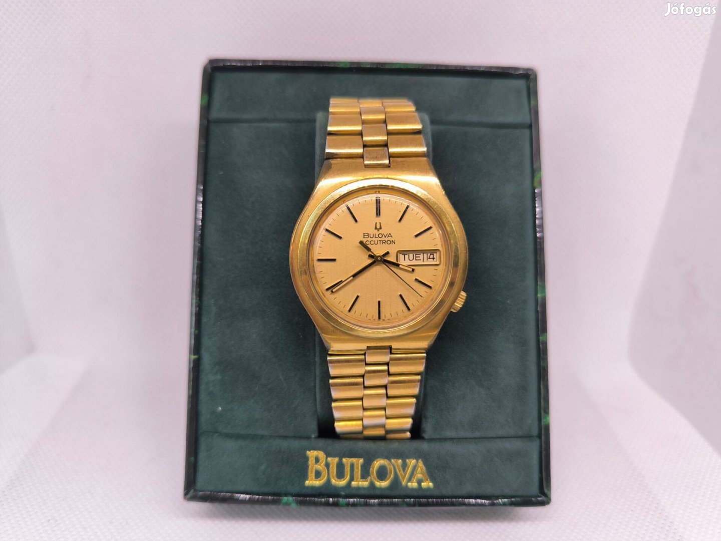 Bulova Accutron hangvillás karóra eredeti dupla dobozzal