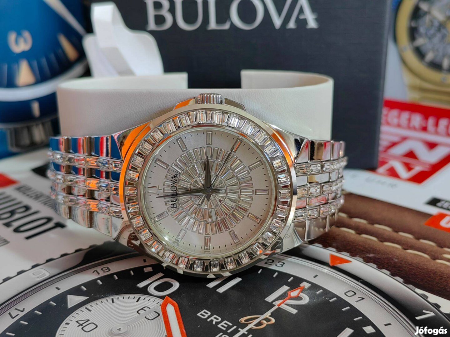 Bulova Phantom Crystal 96A236 férfi karóra Új 2 év