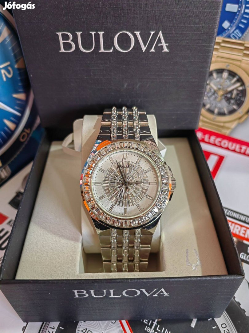 Bulova Phantom Crystal 96A236 férfi karóra Új 2 év garanciával