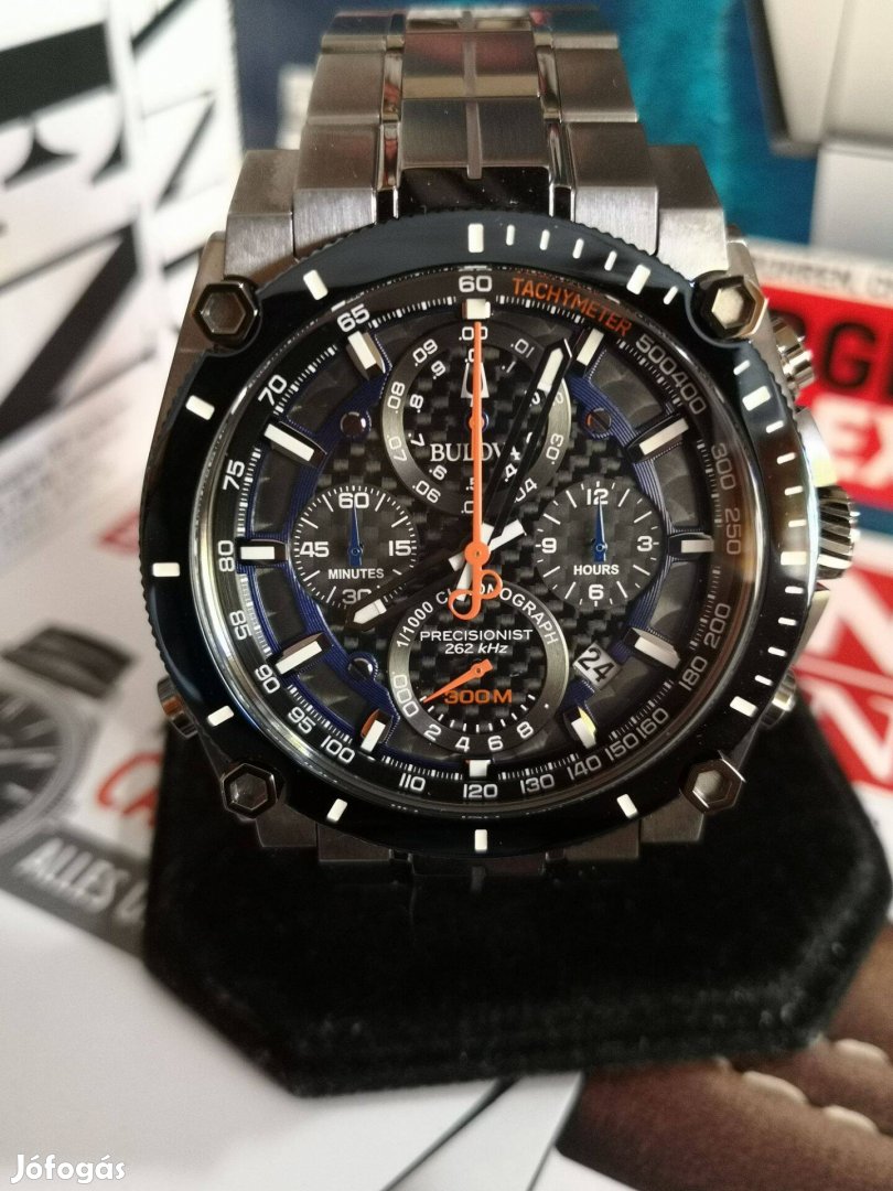 Bulova Precisionist 98B343 férfi karóra Új 2 Év Garanciával!!!!