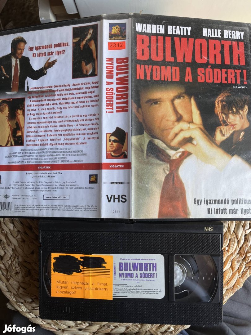 Bulworth nyomd a sódert vhs