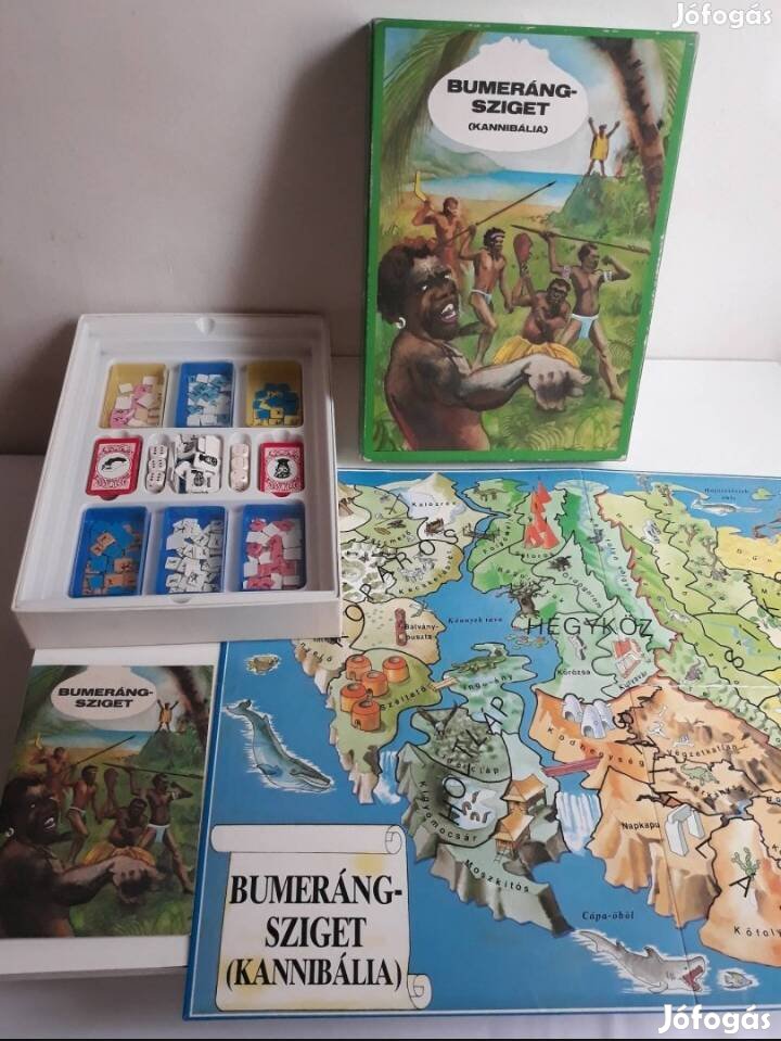 Bumeráng sziget retro társasjáték