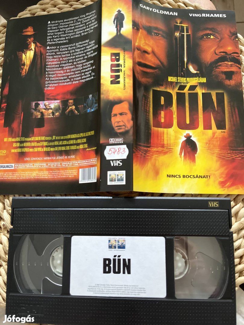 Bűn vhs.    