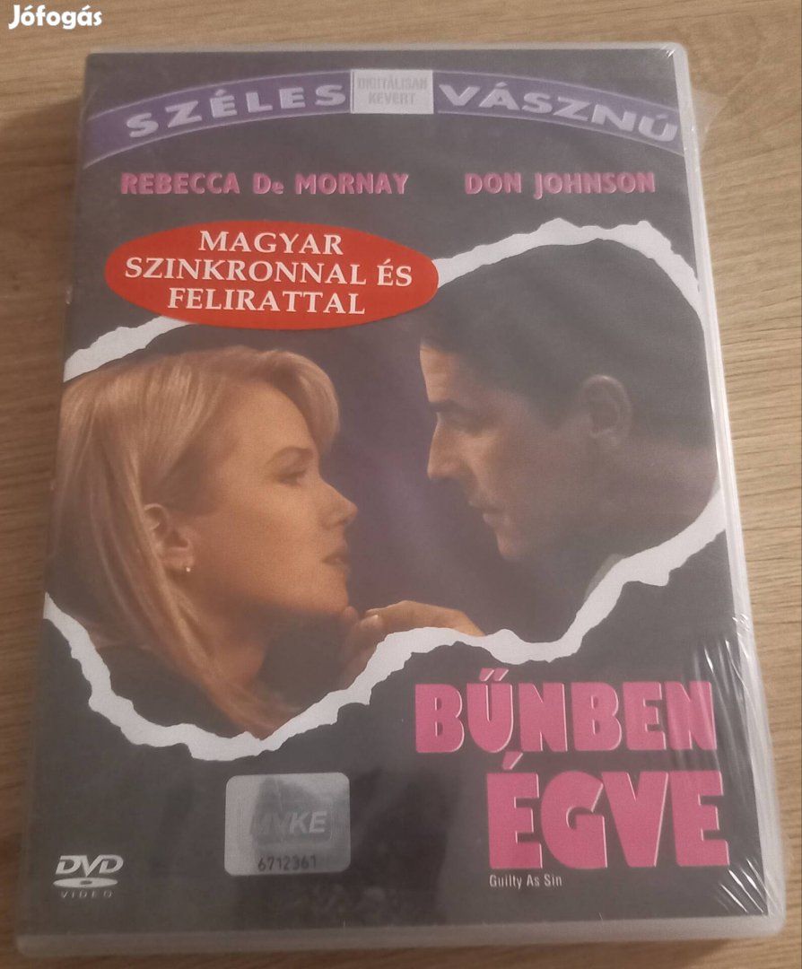 Bűnben égve - krimi dvd- bontatlan- Don Johnson