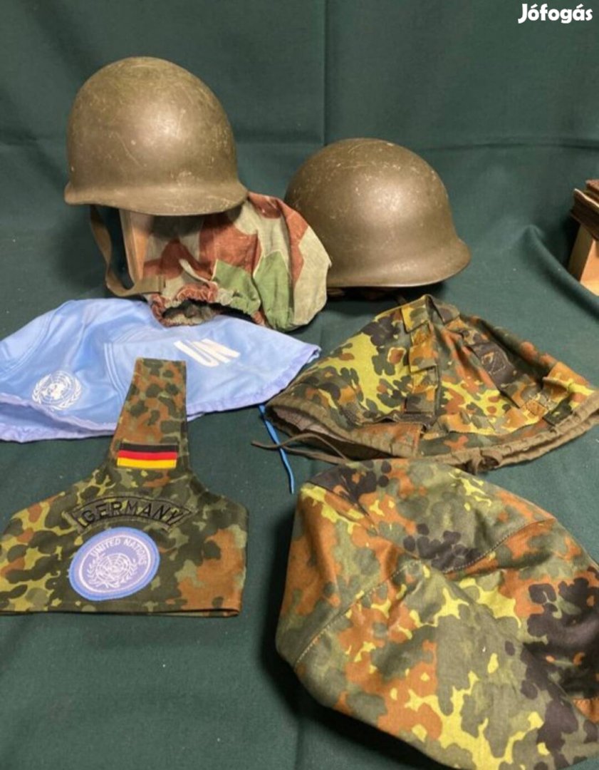 Bundeswehr NATO sisakok huzatokkal 