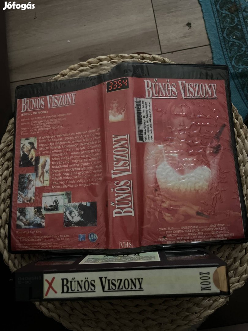 Bűnös viszony vhs