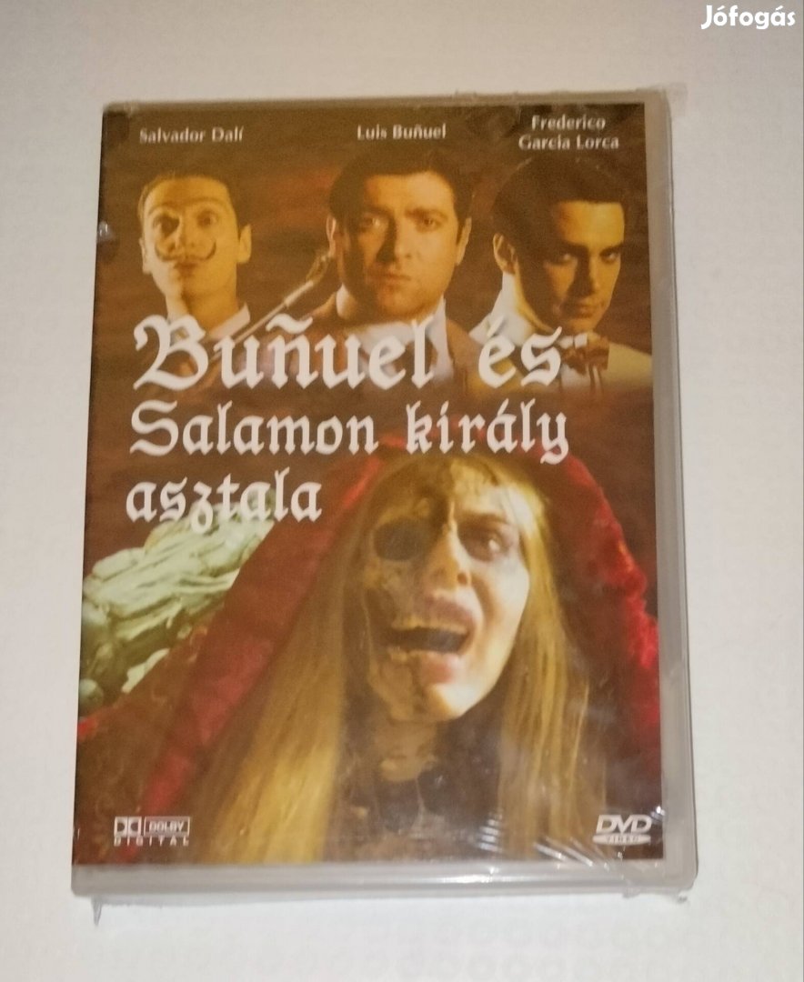 Bunuel és Salamon király asztala dvd bontatlan Salvador Dali 