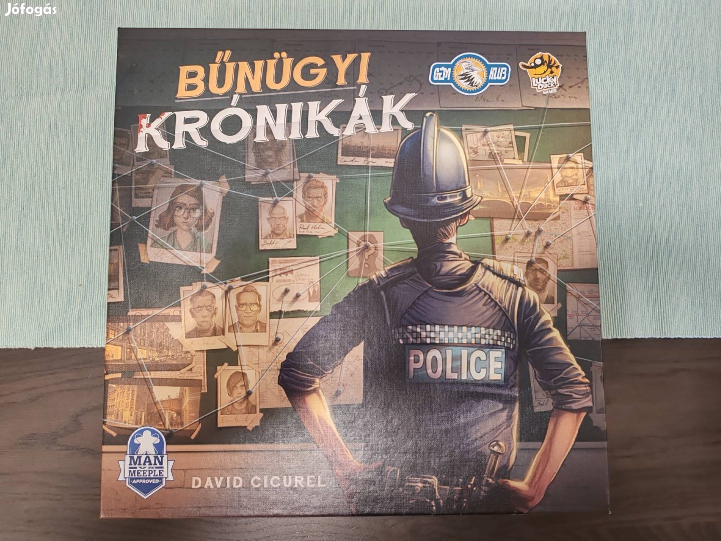 Bűnügyi krónikák társasjáték 