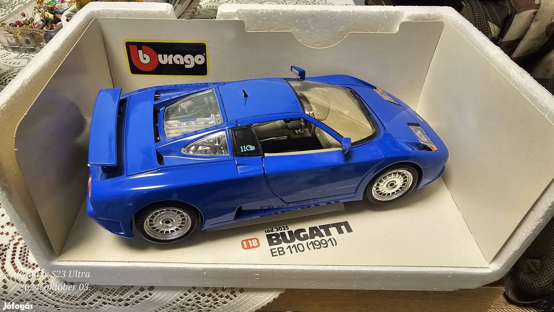 Burago Bugatti EB110 modell 1:18