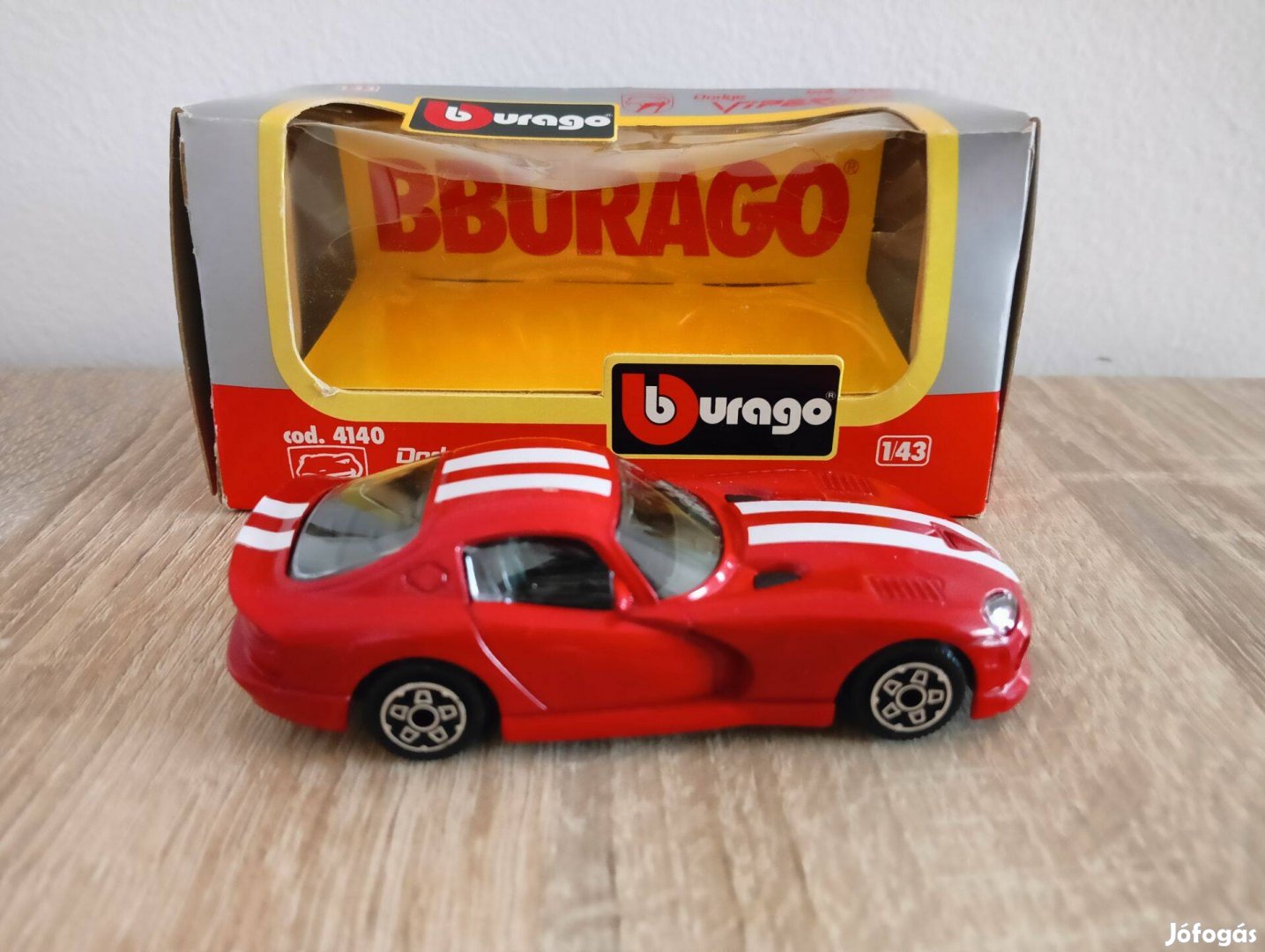 Burago Dodge Viper GTS, Red 143 Red