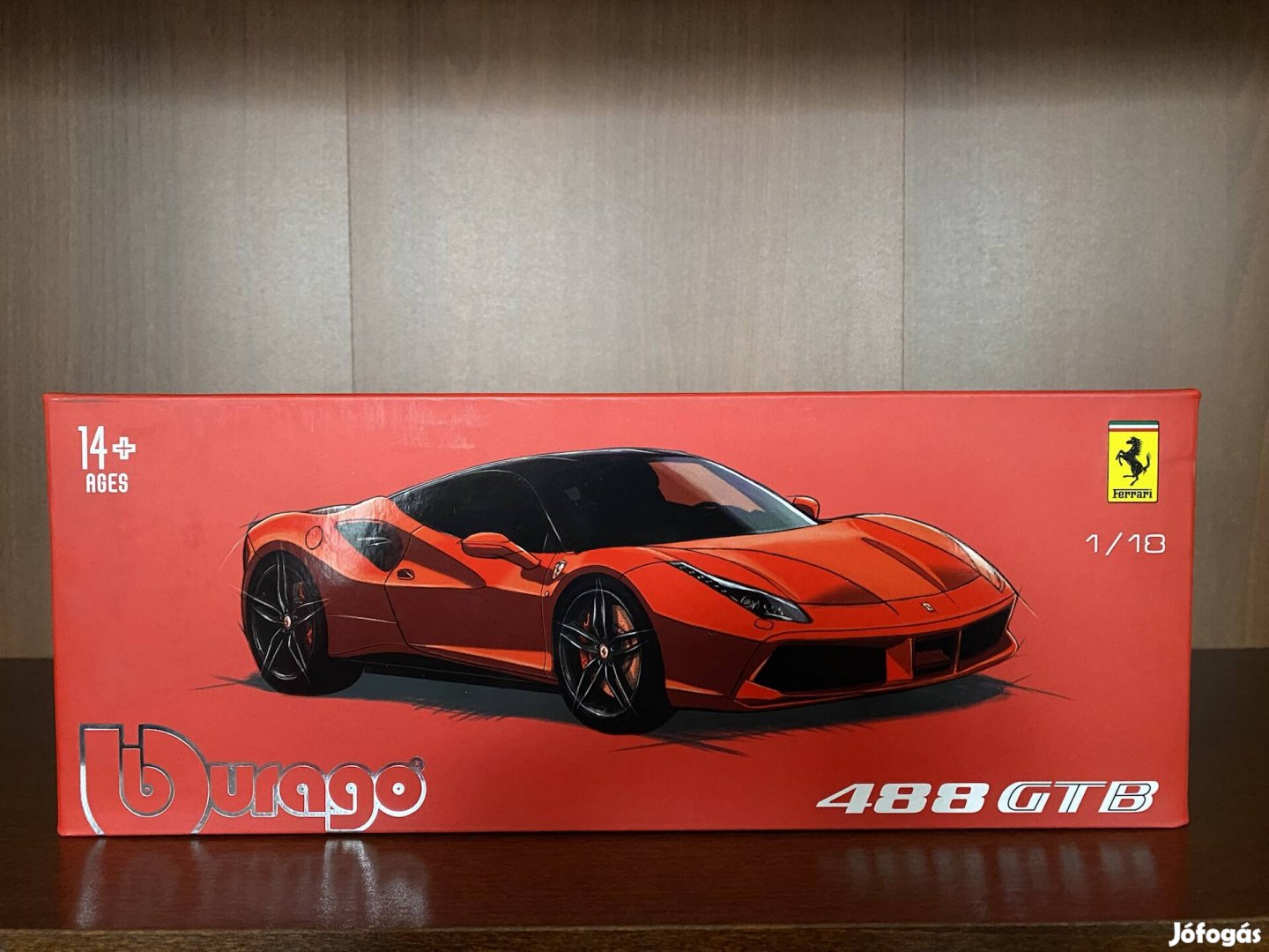 Burago Ferrari 488 GTB 1/18