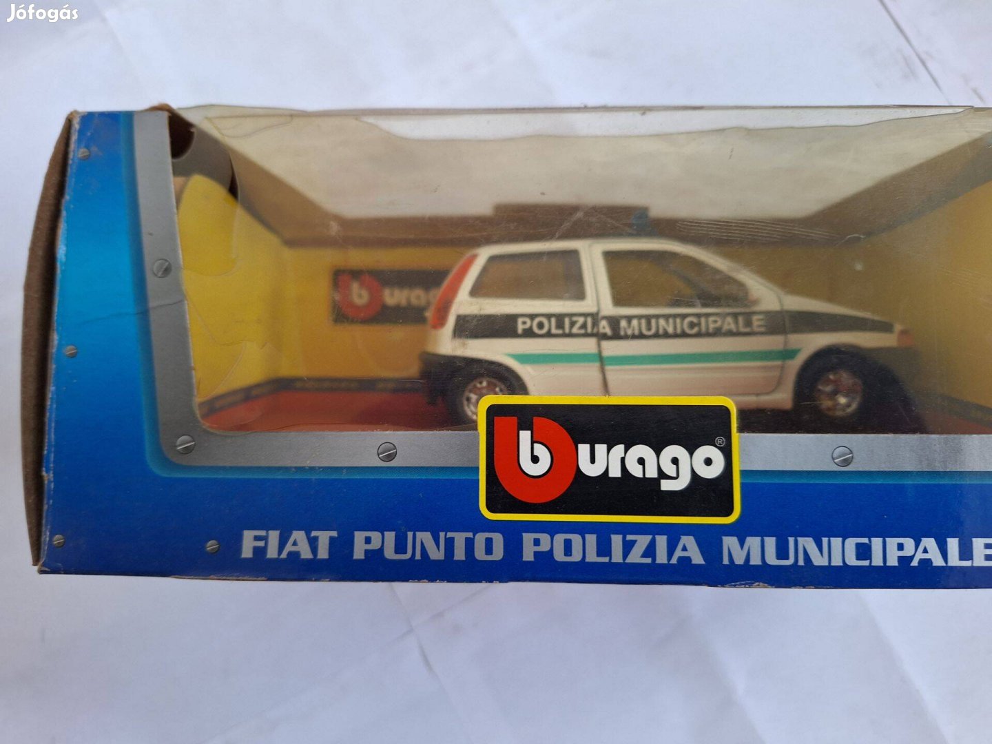 Burago Fiat Punto Polizia Municipale