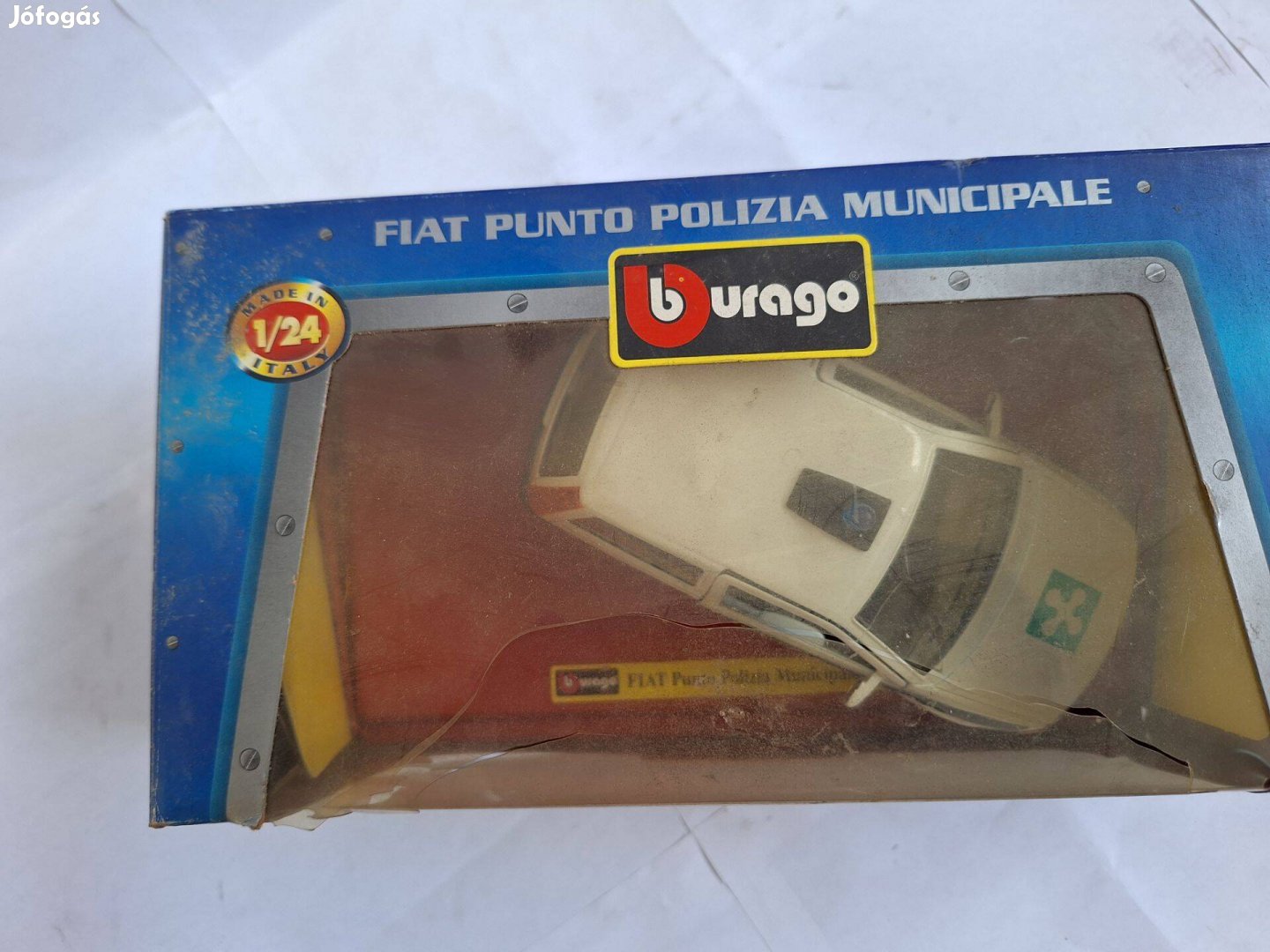 Burago Fiat Punto Polizia Municipale