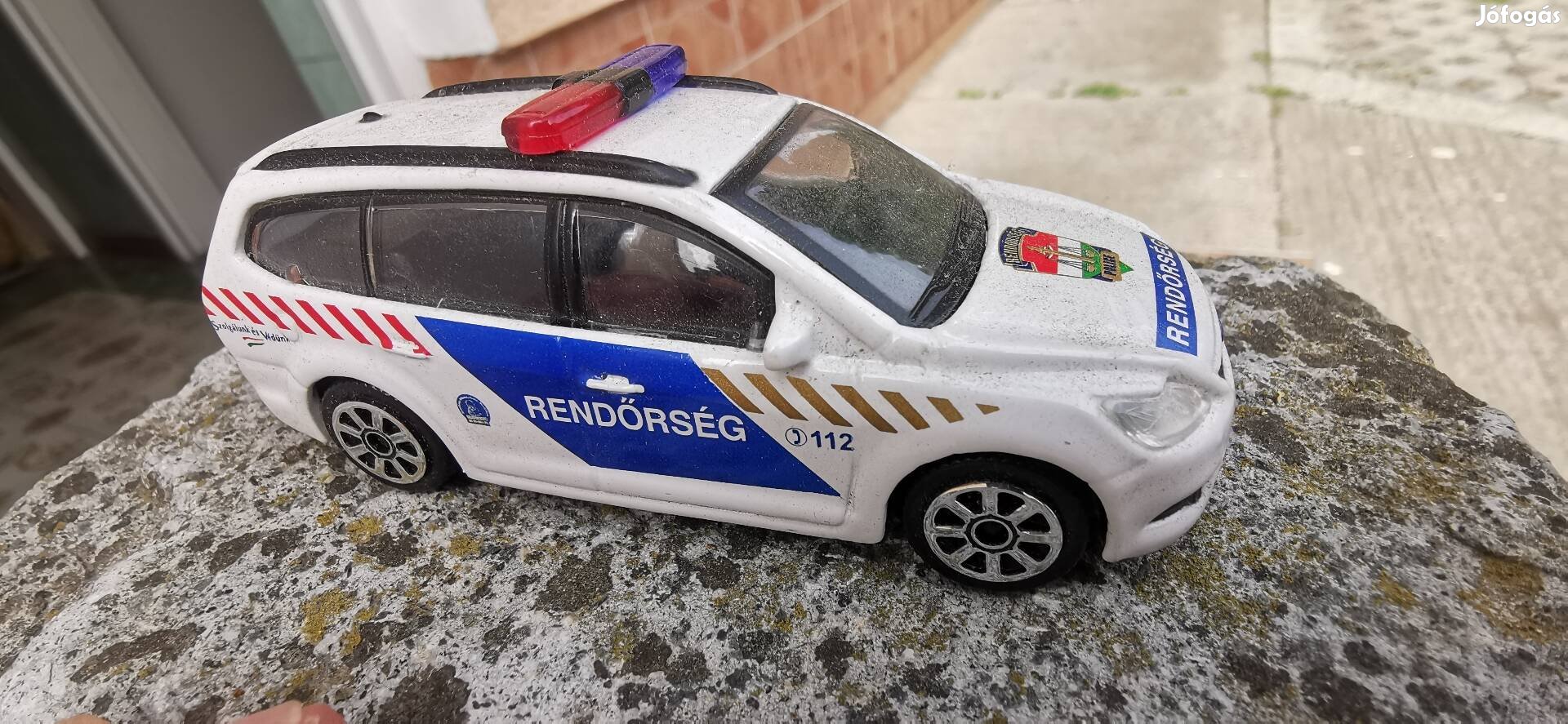 Burago Opel rendőrség autó 