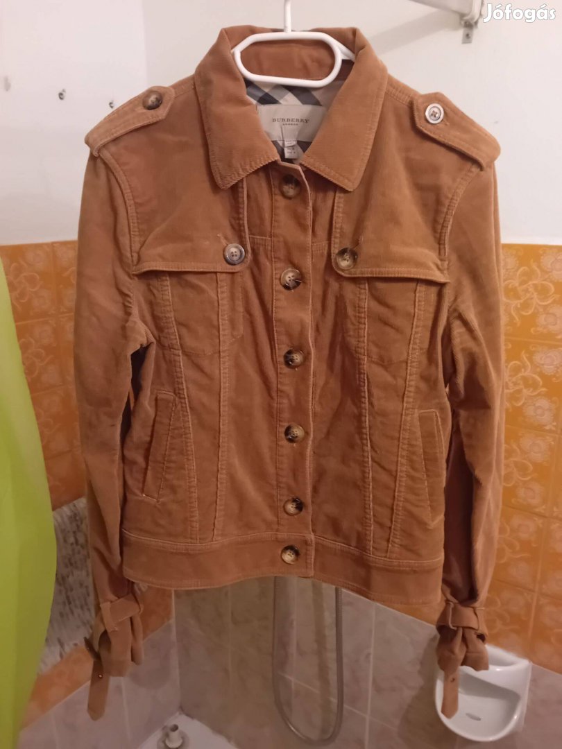 Burberry London női bézs kord dzseki kabát 62x49 cm