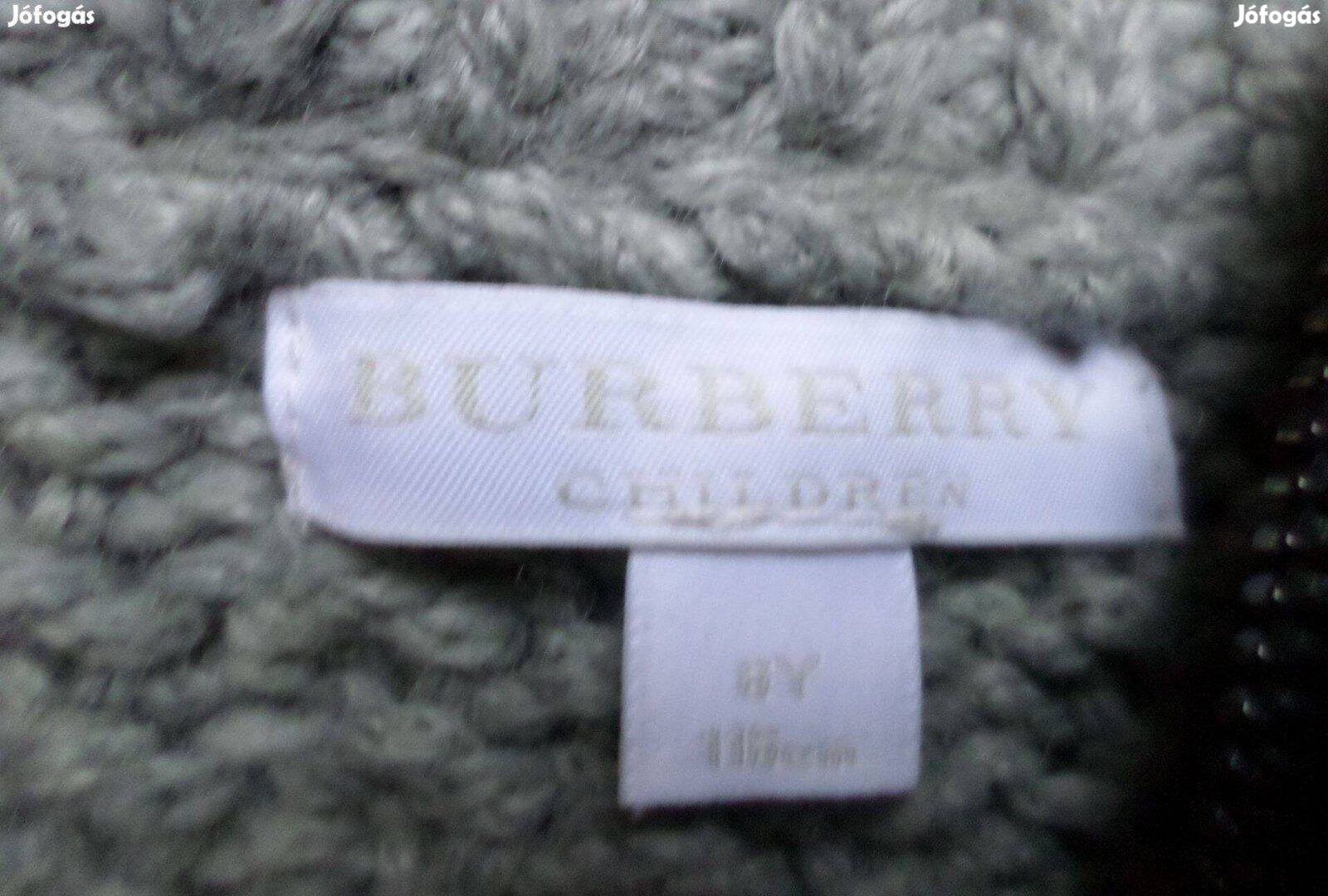 Burberry gyerek irha kötött kabát pulóver