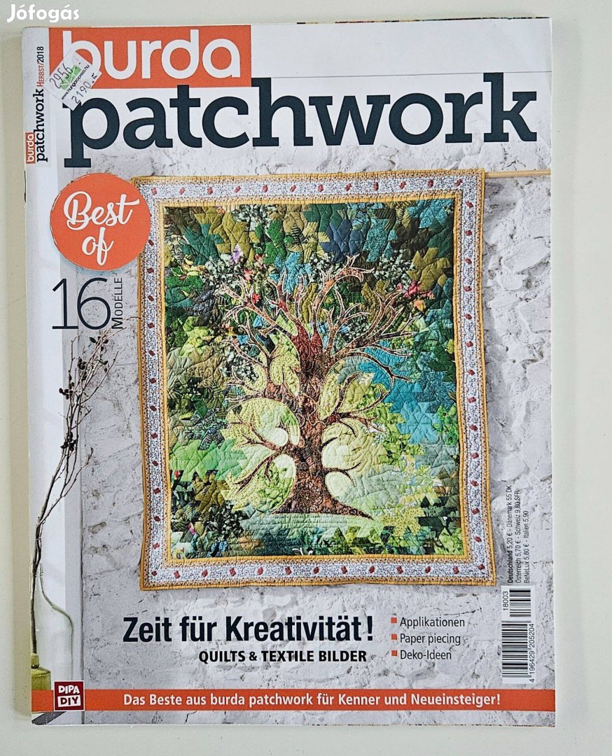 Burda Patchwork német nyelvű kreatív