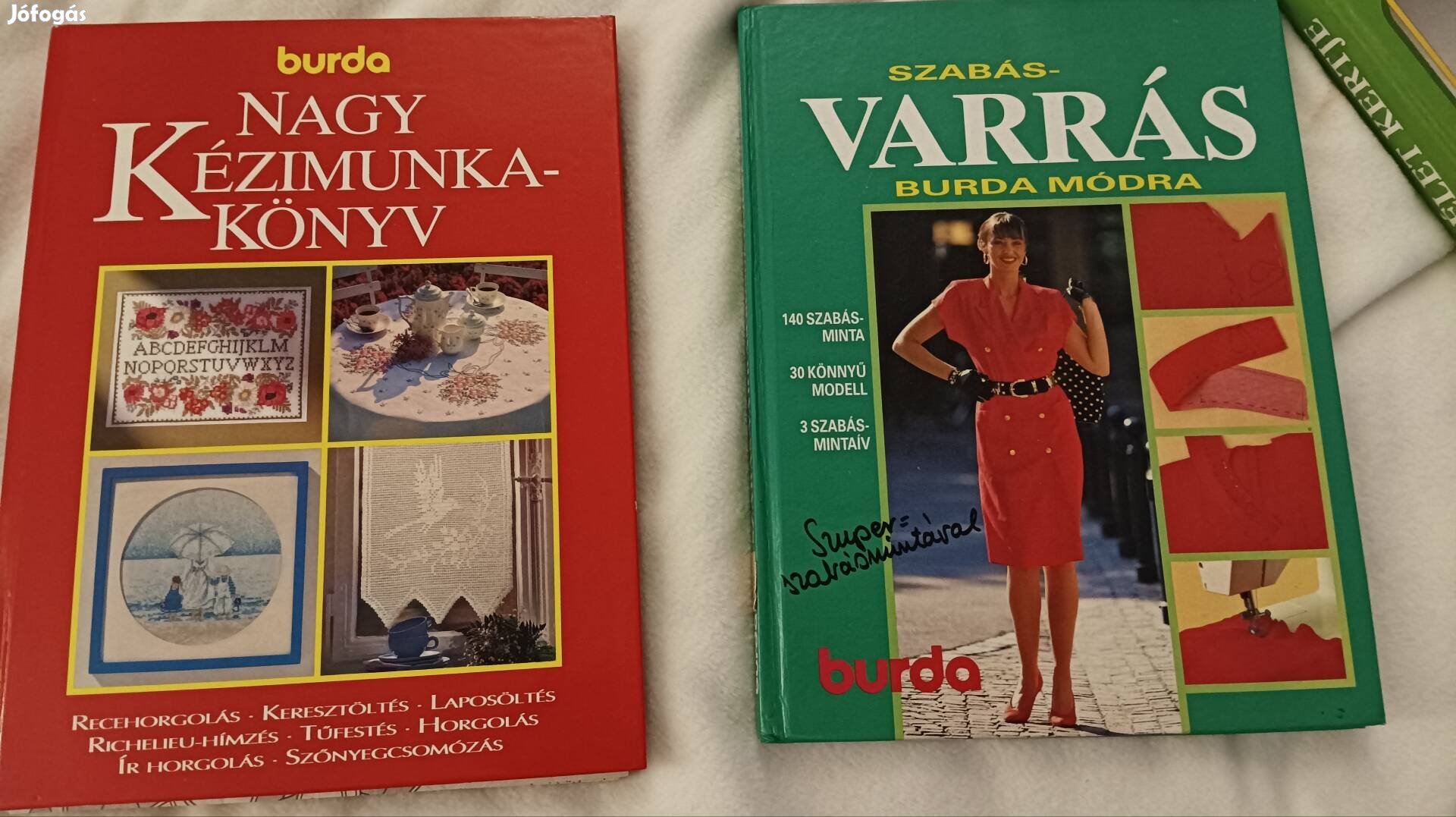 Burda kézimunka és szabás varrás könyvek