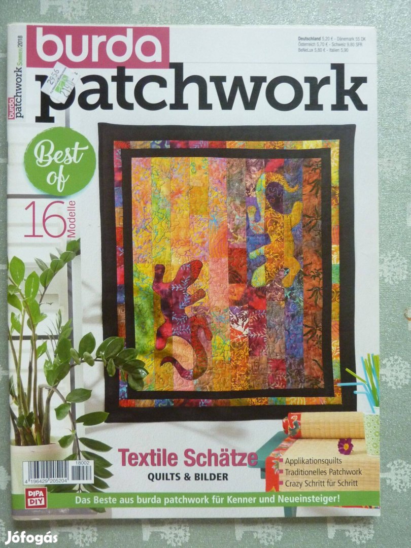 Burda patchwork nyár magazin Új!!