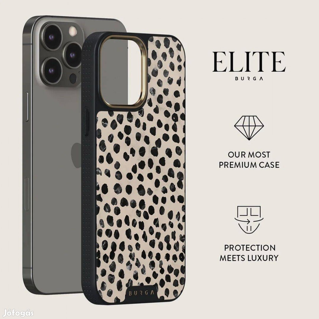 Burga Elite ütésálló tok, Eladó! új - Almond Latte - Iphone 15 pro