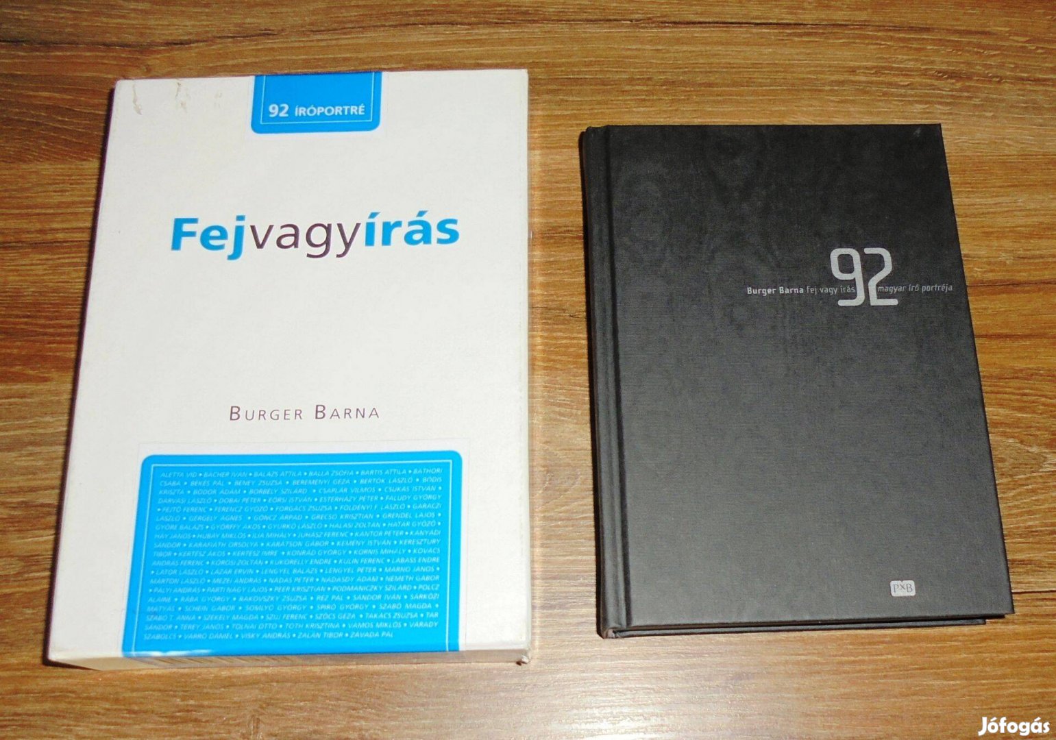 Burger Barna: Fej vagy írás - 92 magyar író portréja (díszdobozban)