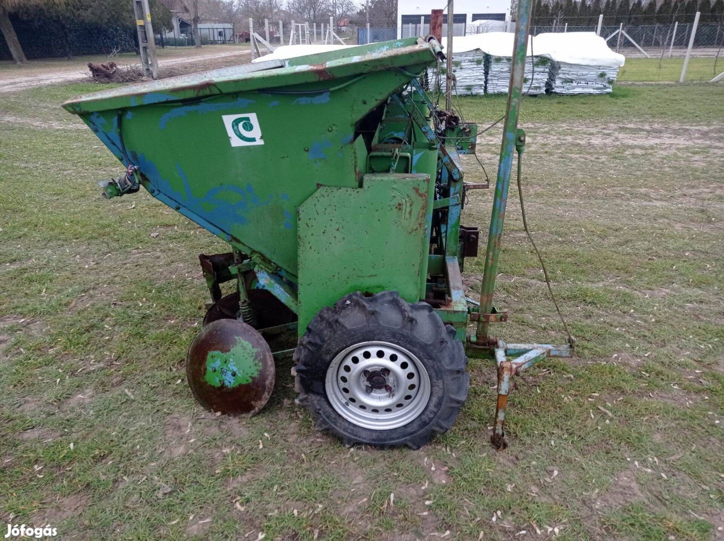 Burgonya vetőgép, 4 soros, Cramer, MTZ traktorhoz