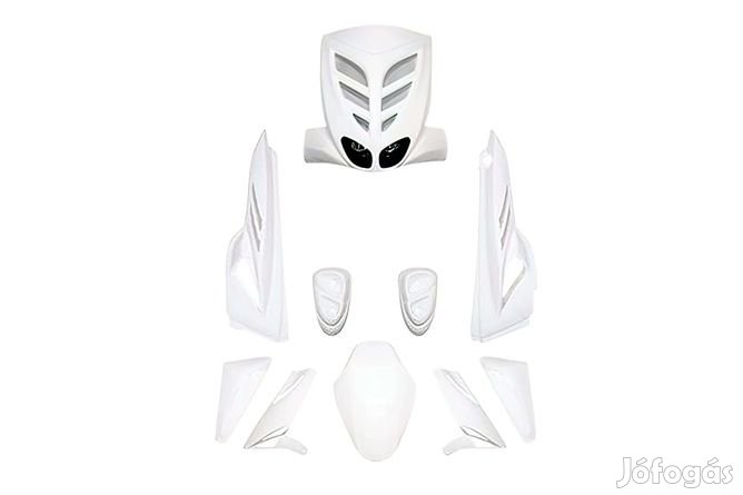 Burkolatkészlet 6 db. BCD fehér MBK Stunt / Yamaha Slider