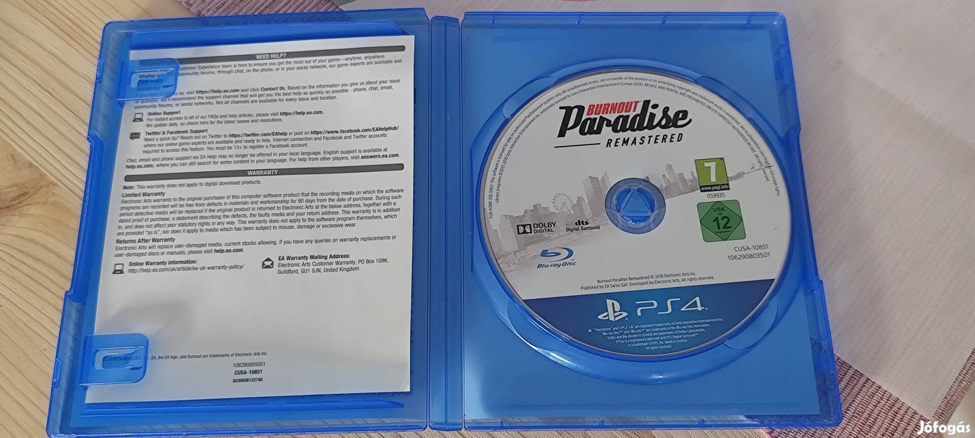 Burnout Paradise Remastered.Eladó.