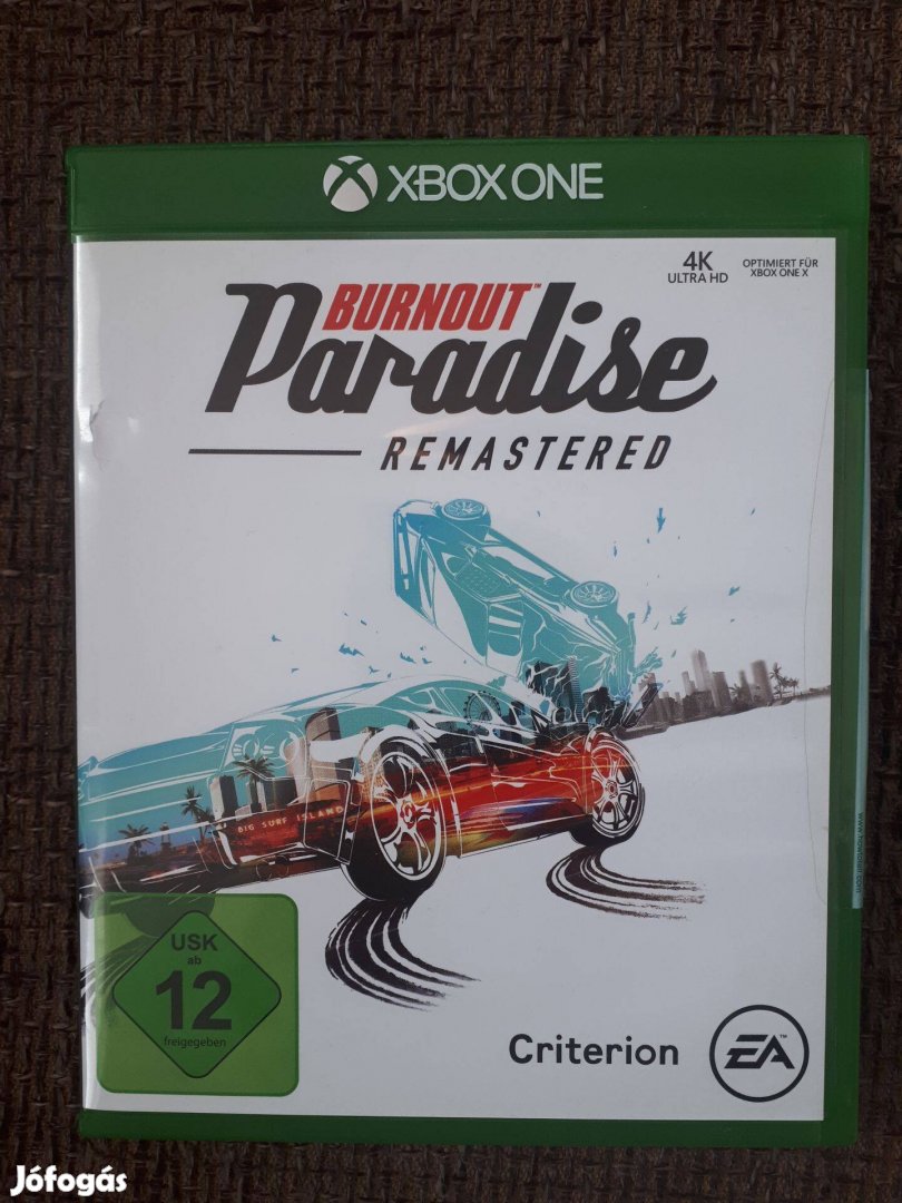 Burnout Paradise Remastered xbox one-series x játék,eladó-csere"